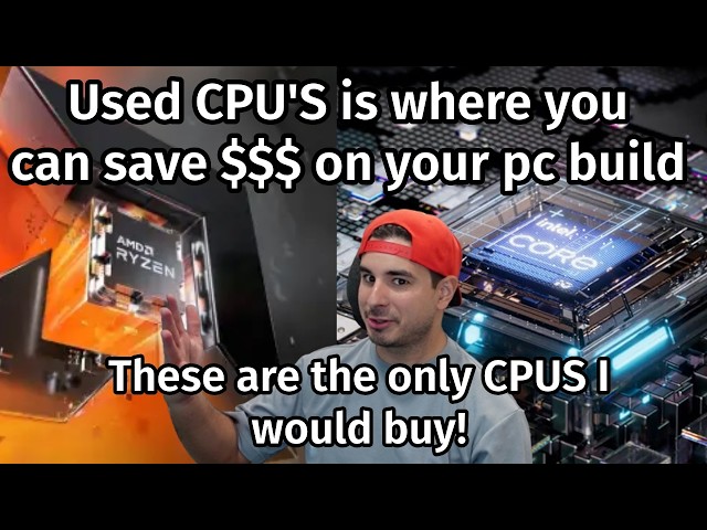 Used CPU's are the one PC part you money and offset the ram cost: These are the CPU'S I would buy!