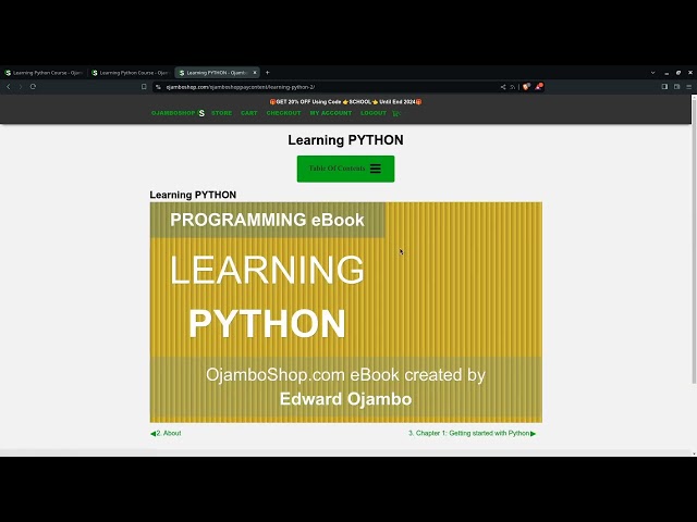 Learning Python