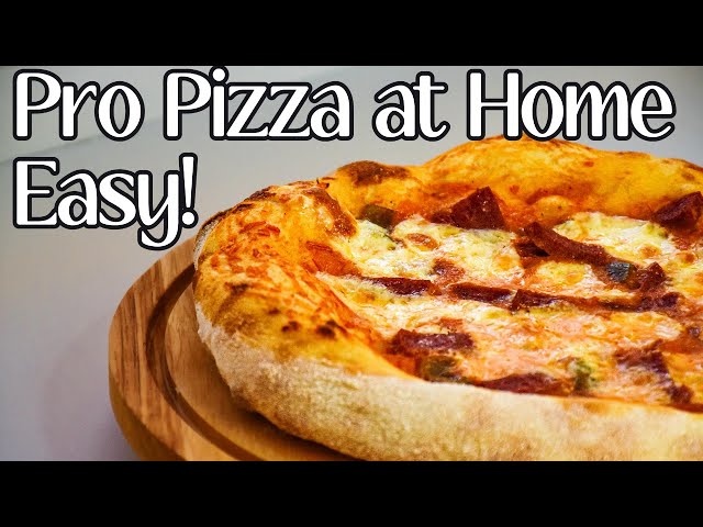 No-Knead Pizza with poolish (Pro in 24 hours)