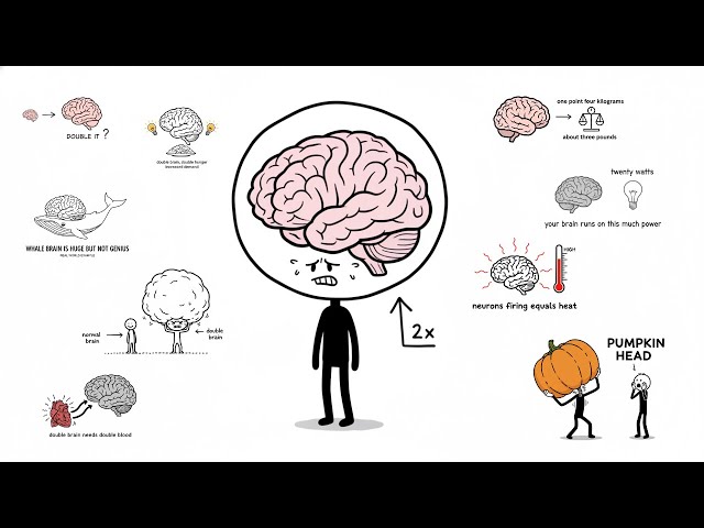 What If Your 'Brain' Was Twice as Big?