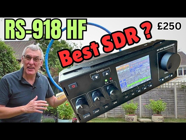 Recent RS 918 HF SDR. Overview & Testing Loop antenna.