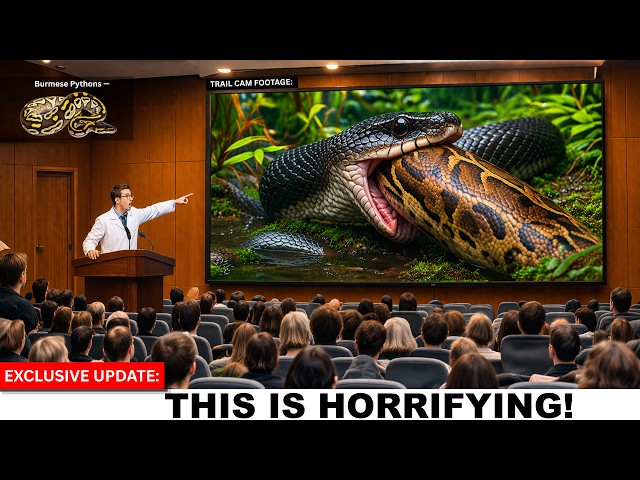 A Florida Snake Is EATING Burmese Pythons Whole — Scientists Caught It On Camera