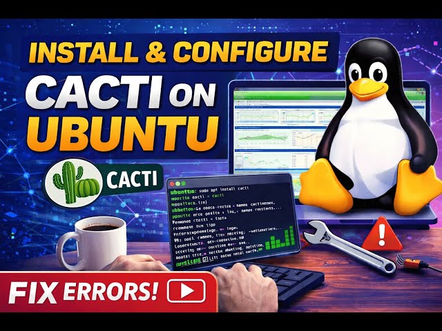 Instalar Cacti en Ubuntu | Tutorial de CACTI para principiantes | Guía completa de monitorización...
