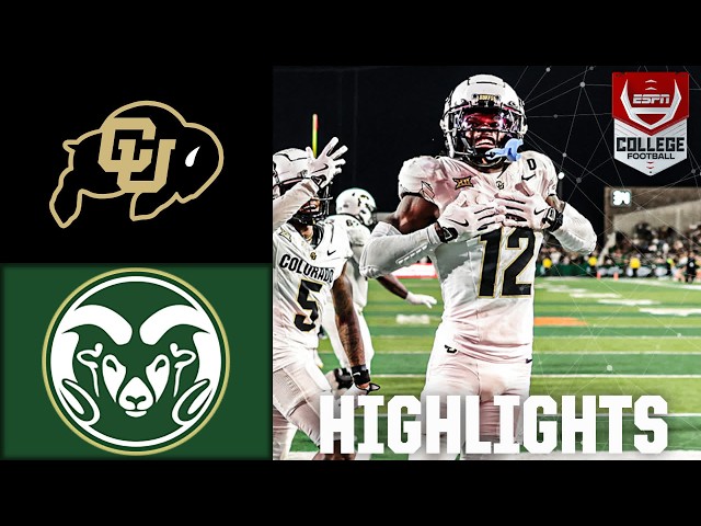 Colorado State Rams vs. Colorado Buffaloes | Full Game Highlights | ESPN College Football
