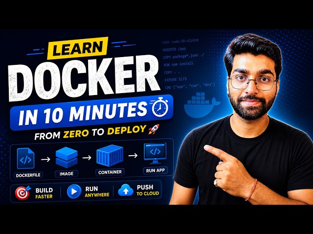 The Only Docker Tutorial You Need | Build Run & Push a React App