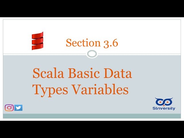 #scala #striversity c03s06 - Scala Basic Data Types & Variables