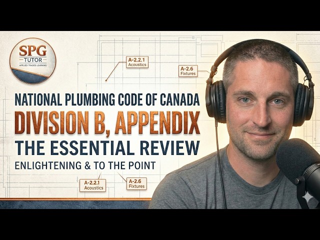 Plumbing Code part 4 Appendix and Trades Math
