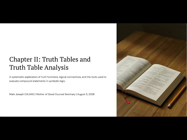 Truth Tables
