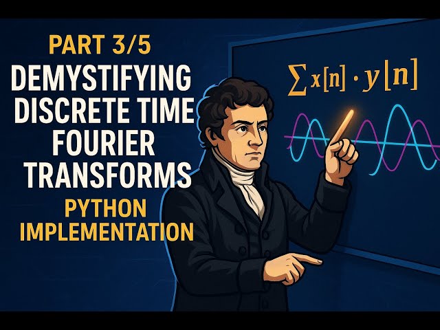 Part3/5: Demystifying Discrete Time Fourier Transforms through Python-Powered Visualization