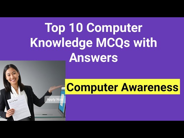 Top 10 Computer Knowledge MCQs with Answers | Basics of Computers for Competitive Exams