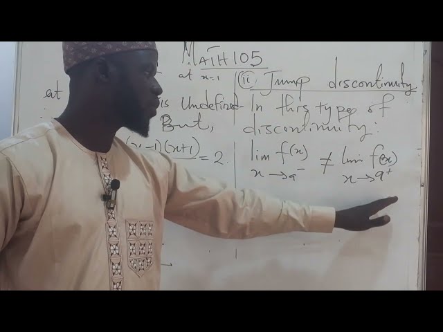 MATH105 | LECTURE 6: DIFFERENTIAL AND INTEGRAL CALCULUS: DISCONTINOUS FUNCTIONS 