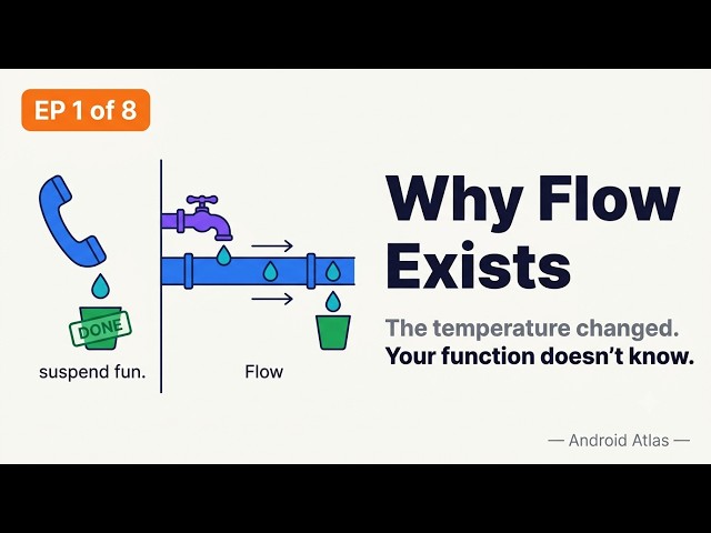 One Value Isn't Enough. Why Kotlin Flow Exists | Flow & State Deep Dive EP1