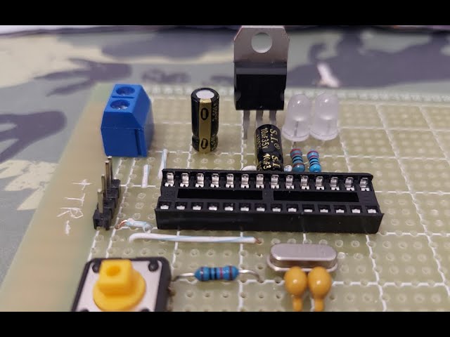 My first homemade Arduino with ATmega328P AVR microcontroller - Arduino for beginners