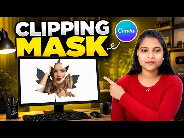 How to Use Clipping Mask in Canva | Easy Canva Tutorial for Beginners 2026