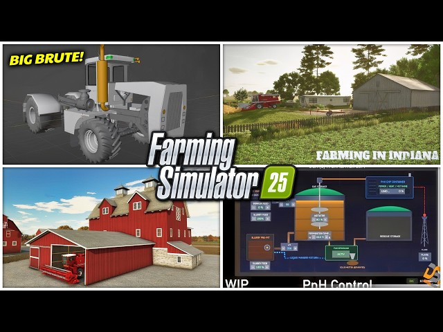 Farm Sim News - Welker's Big Brute (Progress Update) + Indiana, 3-Story Barn, & More! | FS25