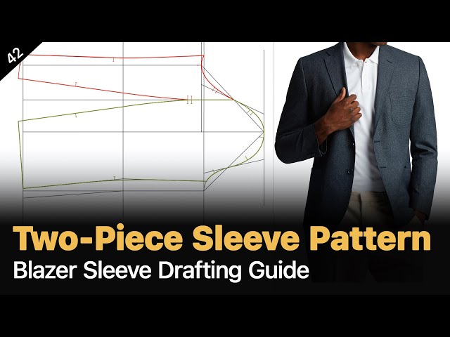 How to Make a Two-Piece Sleeve for a Professional Fit – Easy & Precise! [Pattern Making Tutorial]