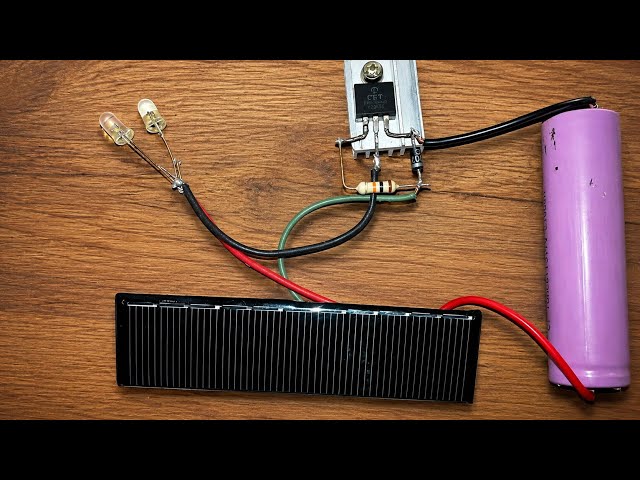 IRF3205 MOSFET Solar Street Light Circuit | How to Make Powerful Solar LED Street Light