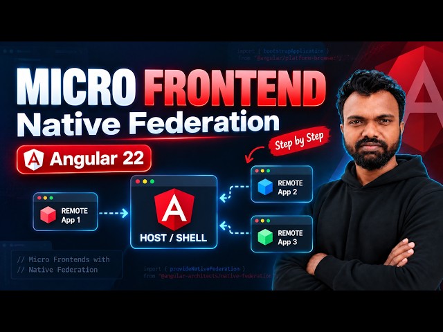 How to Setup Micro Frontends in Angular 22 | Step by Step from Scratch