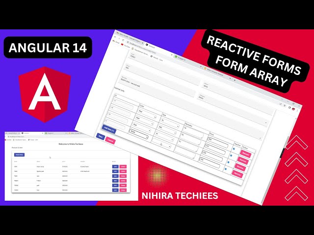 Reactive forms - form Array in angular with real time example | Form array concept with example
