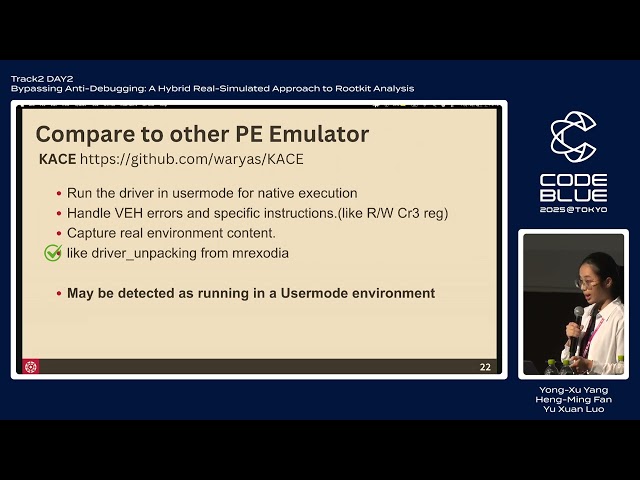 [CB25]Bypassing Anti-Debugging: A Hybrid Real-Simulated Approach to Rootkit Analysis