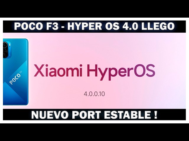 Poco F3 - HyperOS 4.0 HAS ARRIVED! WITH ALL THE FEATURES OF A FLAGSHIP!