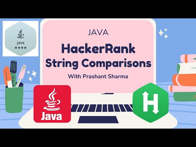 HackerRank | Java | String Comparisons | Certification | Gold Badge