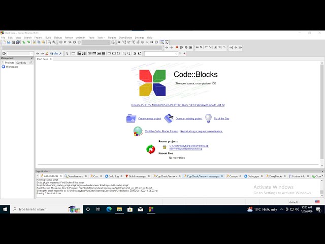 Lập trình C căn bản - Hướng dẫn cài đặt và sử dụng Code::Blocks phiên bản mới nhất (2025.3)