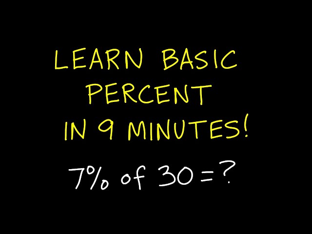 Learn BASIC Percent in 9 Minutes!
