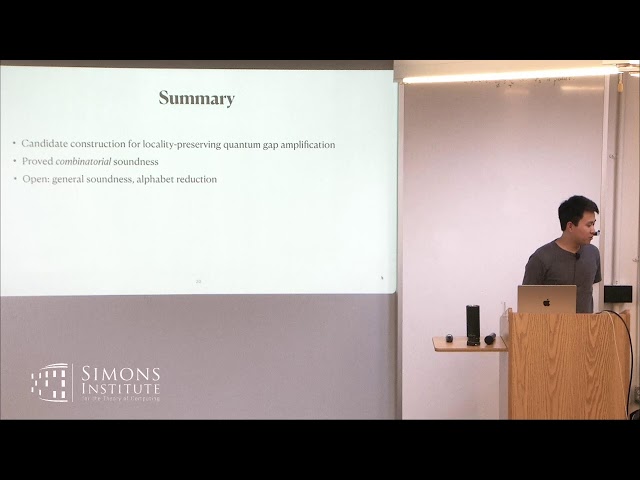 Gap Amplification for Local Hamiltonians with Combinatorial Soundness