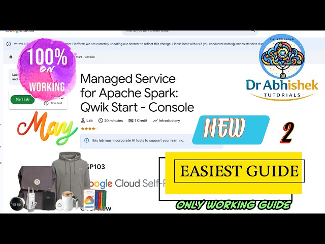 Managed Service for Apache Spark: Qwik Start - Console | #GSP103 #qwiklabsarcade2026