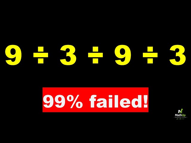 Only 1% Get This Division Right! | #orderofoperations 🧠❌