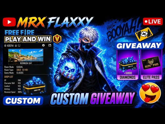 #mrxflaxxy 🔥 Live🔴 4UL ESPORTS INDIA SEASON 1 Tournament | FF LIVE TEAM CODE GIVEAWAY | FF L