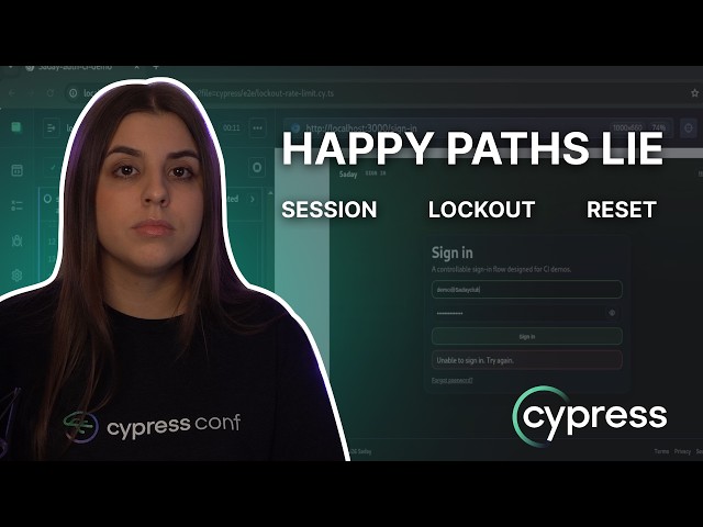 3 Cypress auth tests you need in CI (Session, Lockout, Reset)