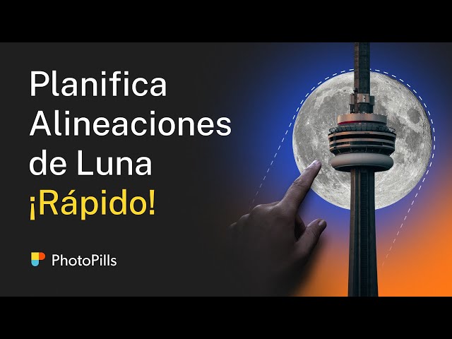Fotografía de Luna con Edificios | Tutorial de Planificación Paso a Paso