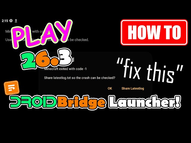 How To Play 26.3 Java Minecraft With DroidBridge Launcher On Google Play
