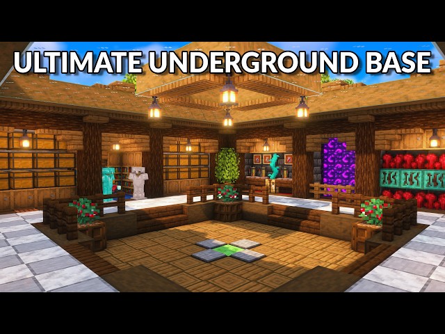 Minecraft: ULTIMATE Underground Survival Base [Tutorial]