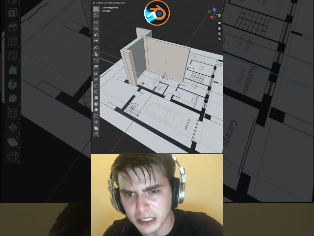 Blender Noob vs Pro artist - Convert Image To 3D Shapes 🤯