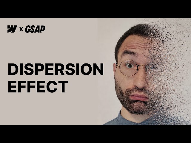 GSAP Disintegration Effect in Webflow (No Code Tutorial, Attributes-Only Solution)