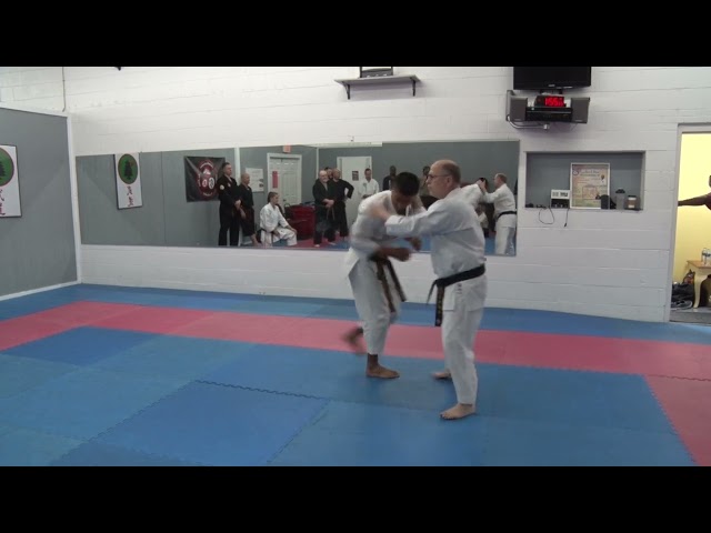 Outside Split Entry (Inside Cover Hand) into Strikes, Traps, Locks Chokes & Takedowns – Clip #5