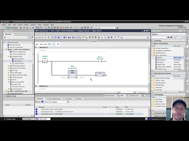 PLC Move Instruction