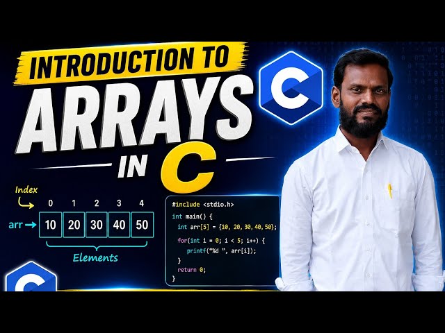 Introduction to arrays in C program 