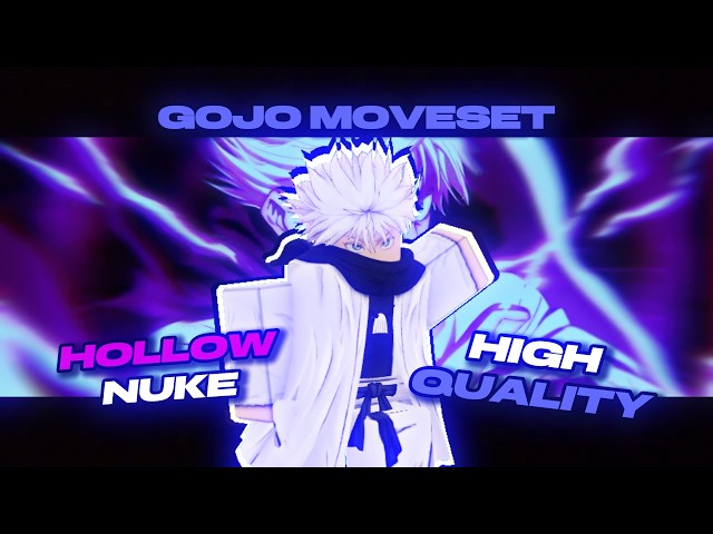 HIGH QUALITY GOJO MOVESET + CODE | [JJS SKILLBUILDER] #jjs #skillbuilding #tsb #roblox