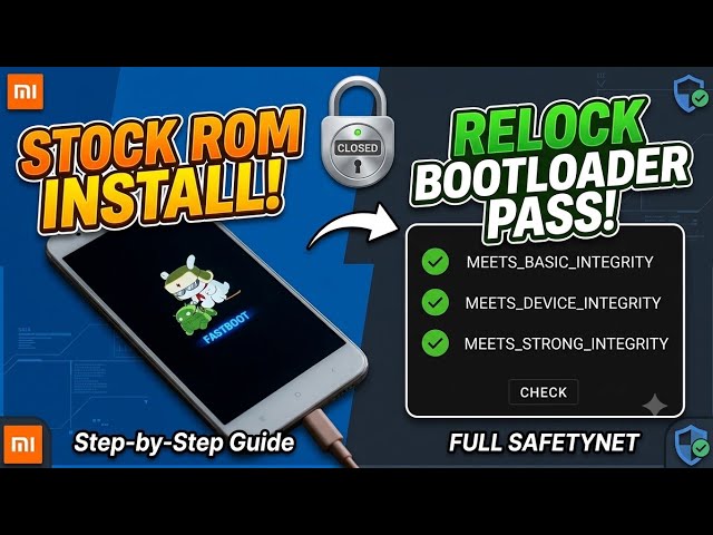 How to Return to Stock ROM and Relock Your Bootloader