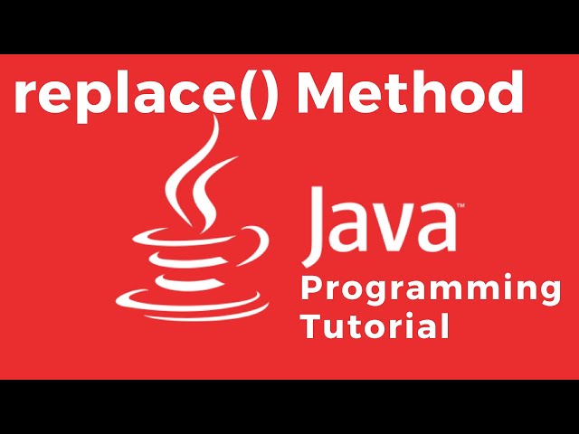 How to replace the occurrences of a substring in a given String using the Java replace() , replaceAl