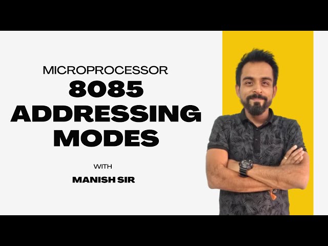 Addressing Modes of 8085 Microprocessor
