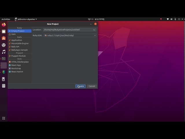 How to do RubyMine ruby Interpreter on Ubuntu | Configure ruby Interpreter on RubyMine