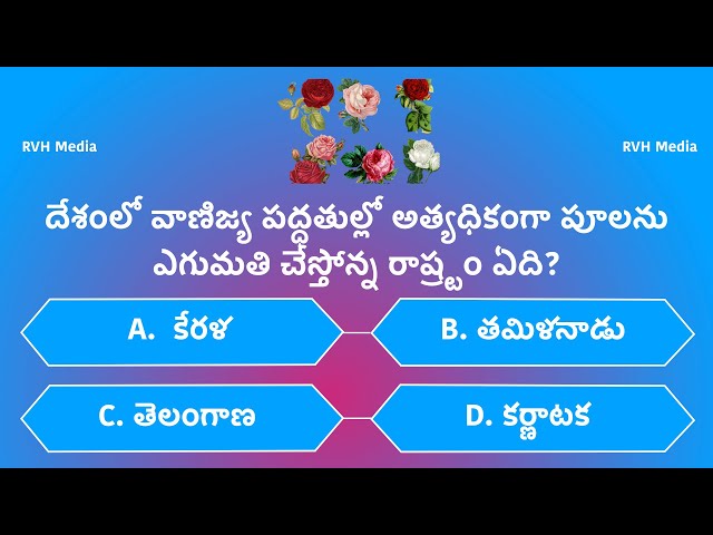 General Knowledge| Interesting  Questions In Telugu | RVH Media