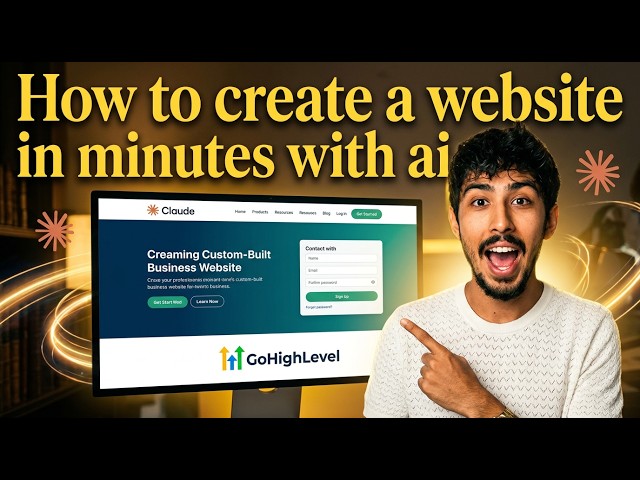 GoHighLevel Website Tutorial: Claude AI Builds It