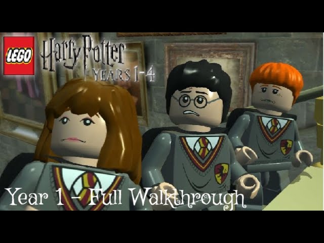 #1 Lego Harry Potter Years 1-4: Philosopher's Stone - Full Year 1 Walkthrough (No Commentary)