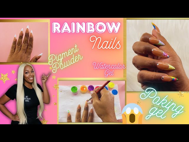 Classic French Tips to Rainbow Nails 🌈 | BTArtBox & Born Pretty PR